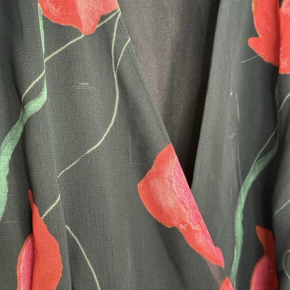 Anthropologie x Hutch Valentina Maxi Wrap Dress Size Small - Picture 8 of 11